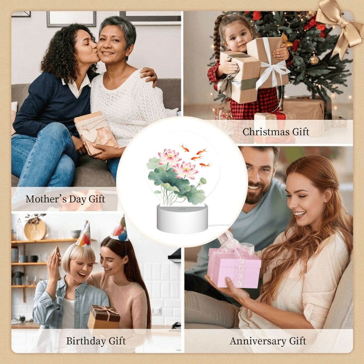 Round Acrylic Night Light