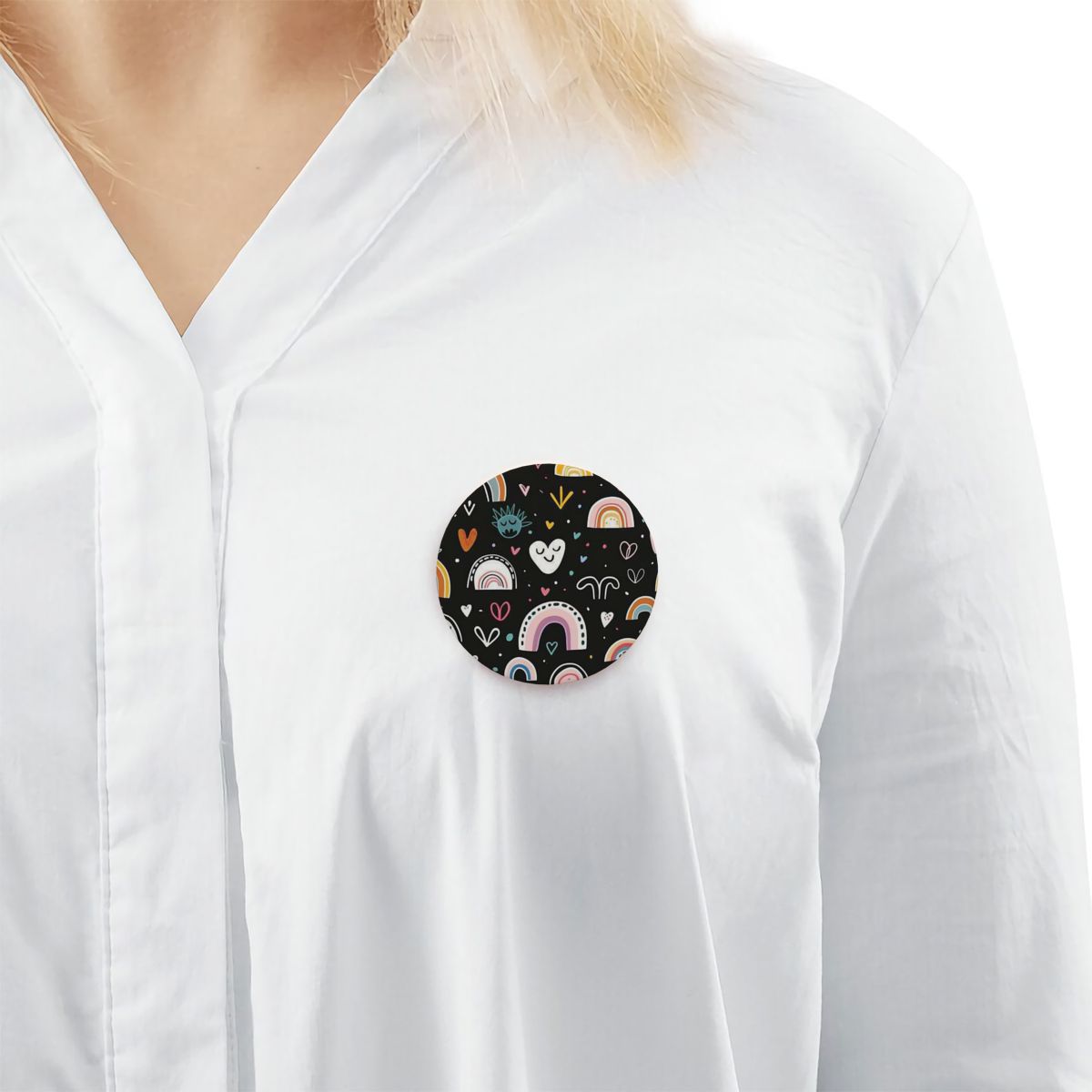 Round Button Badge