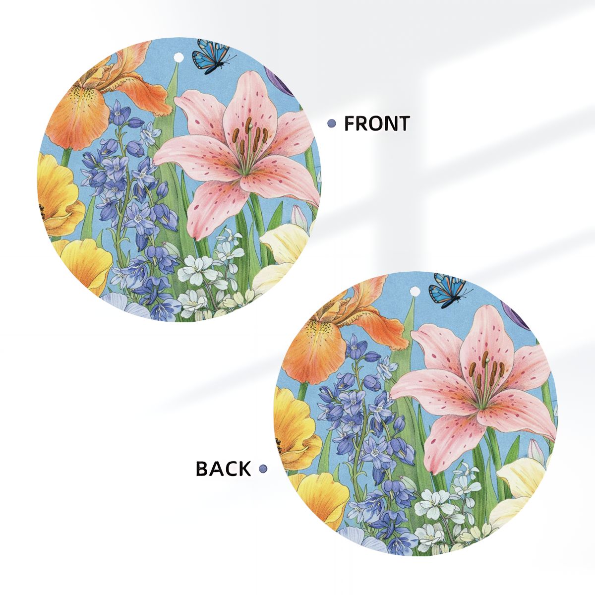 ラウンドカーエアフレッシュナーカード（1個）