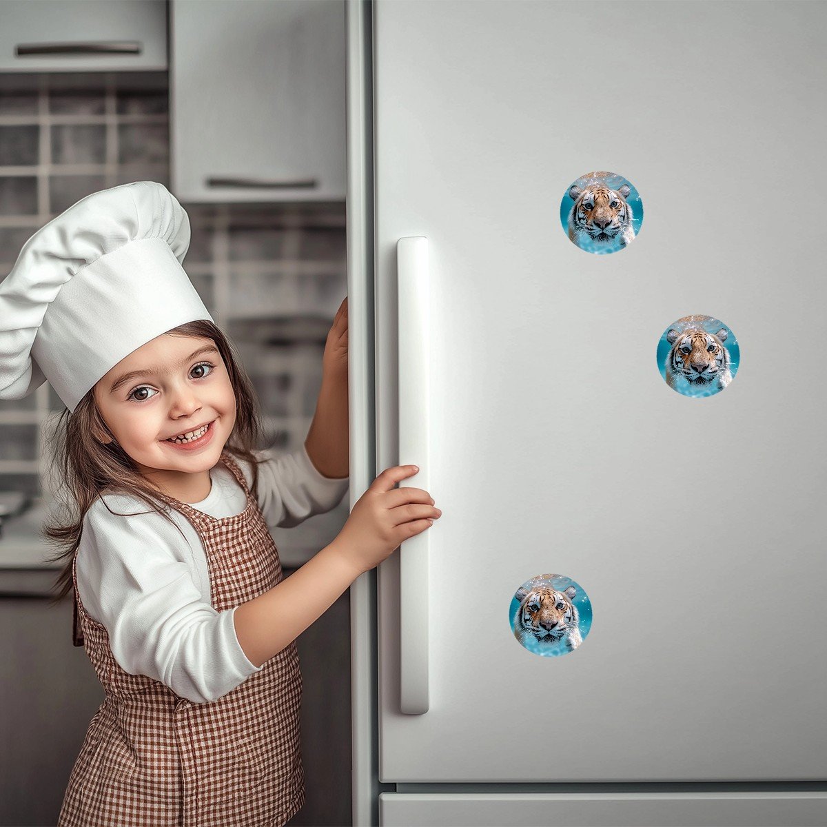 Round Fridge Magnets