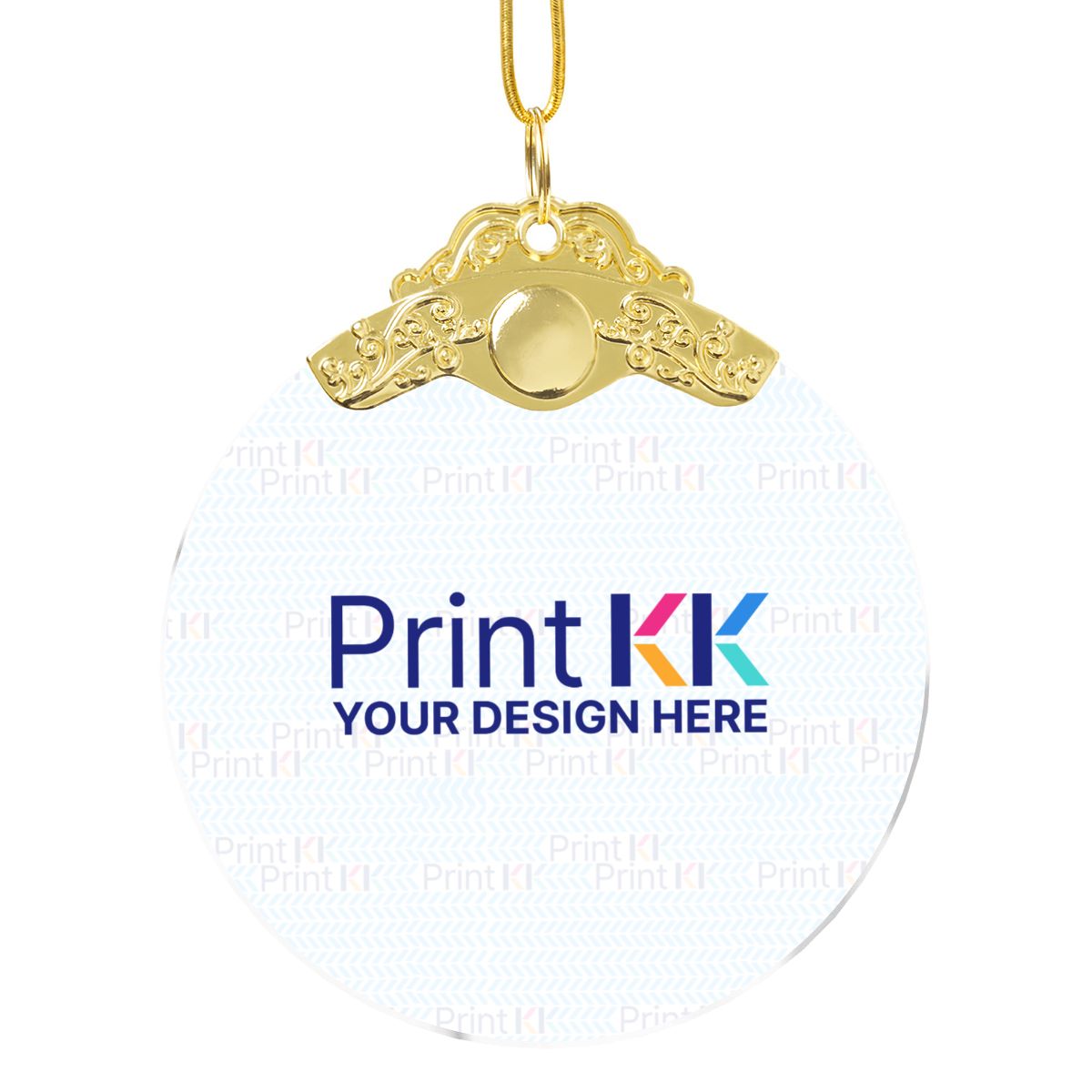 Round Glass Ornament Festive Decor