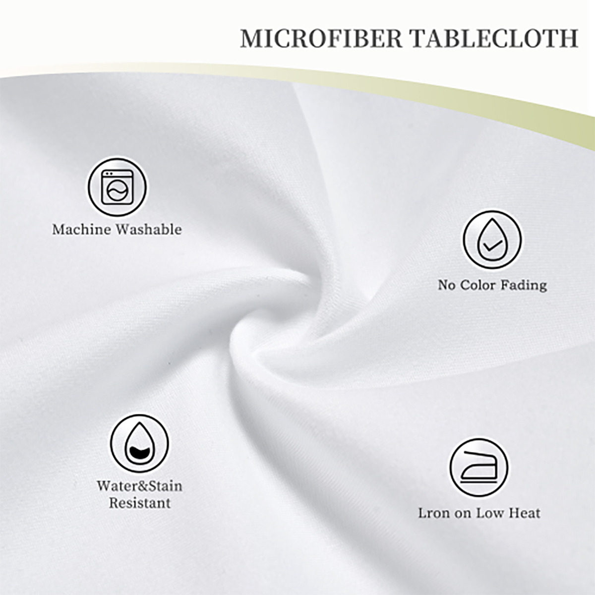 Round Tablecloth with Wavy Edge