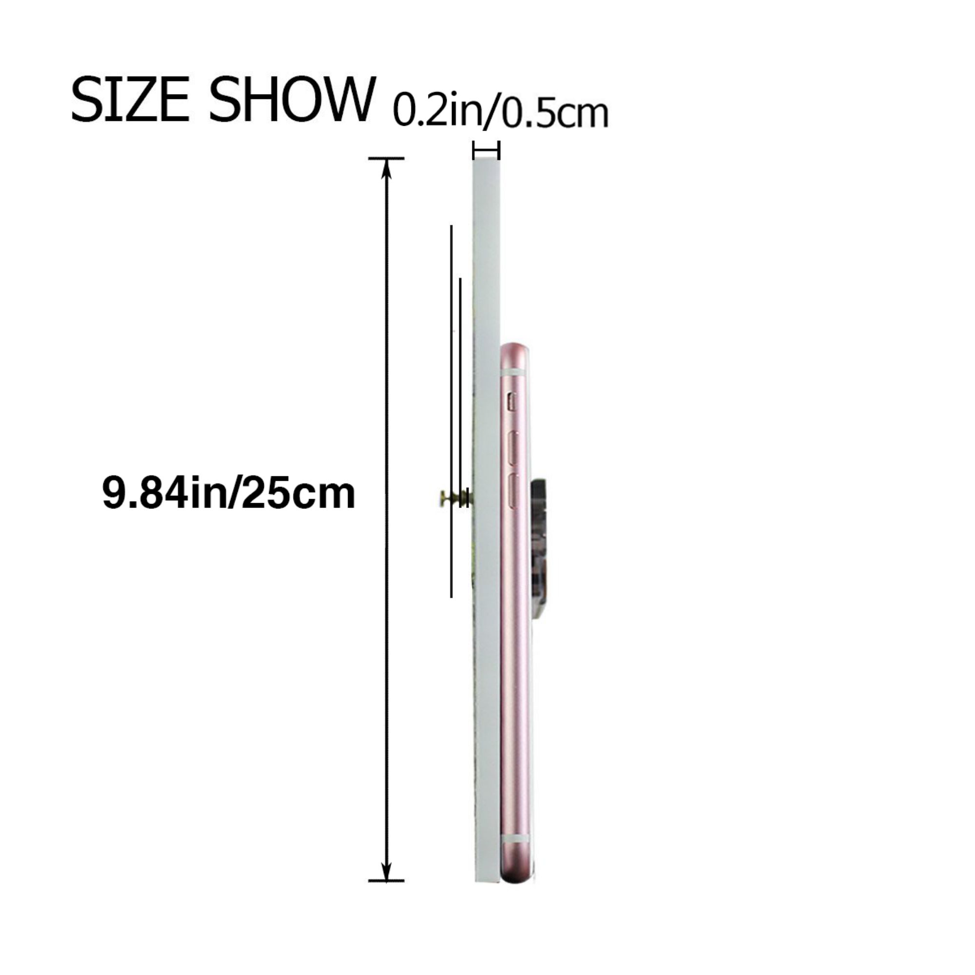 PVC Wall Clock without Numbers & Scales with Stand (Made in USA)