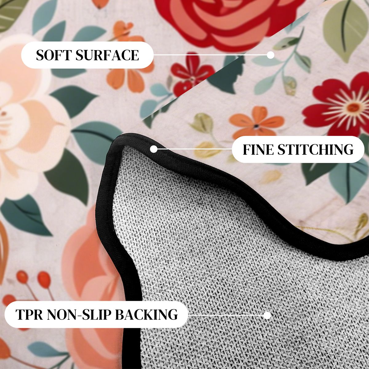 Scalloped Area Rug 120