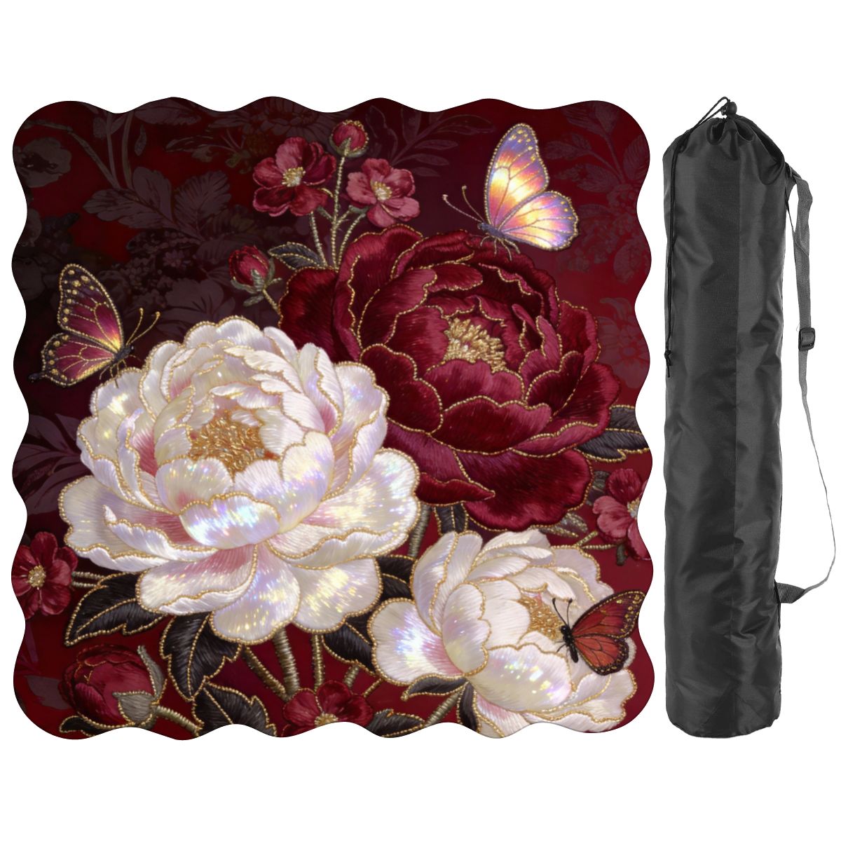 Tapis de Mahjong à bords festonnés 31.5