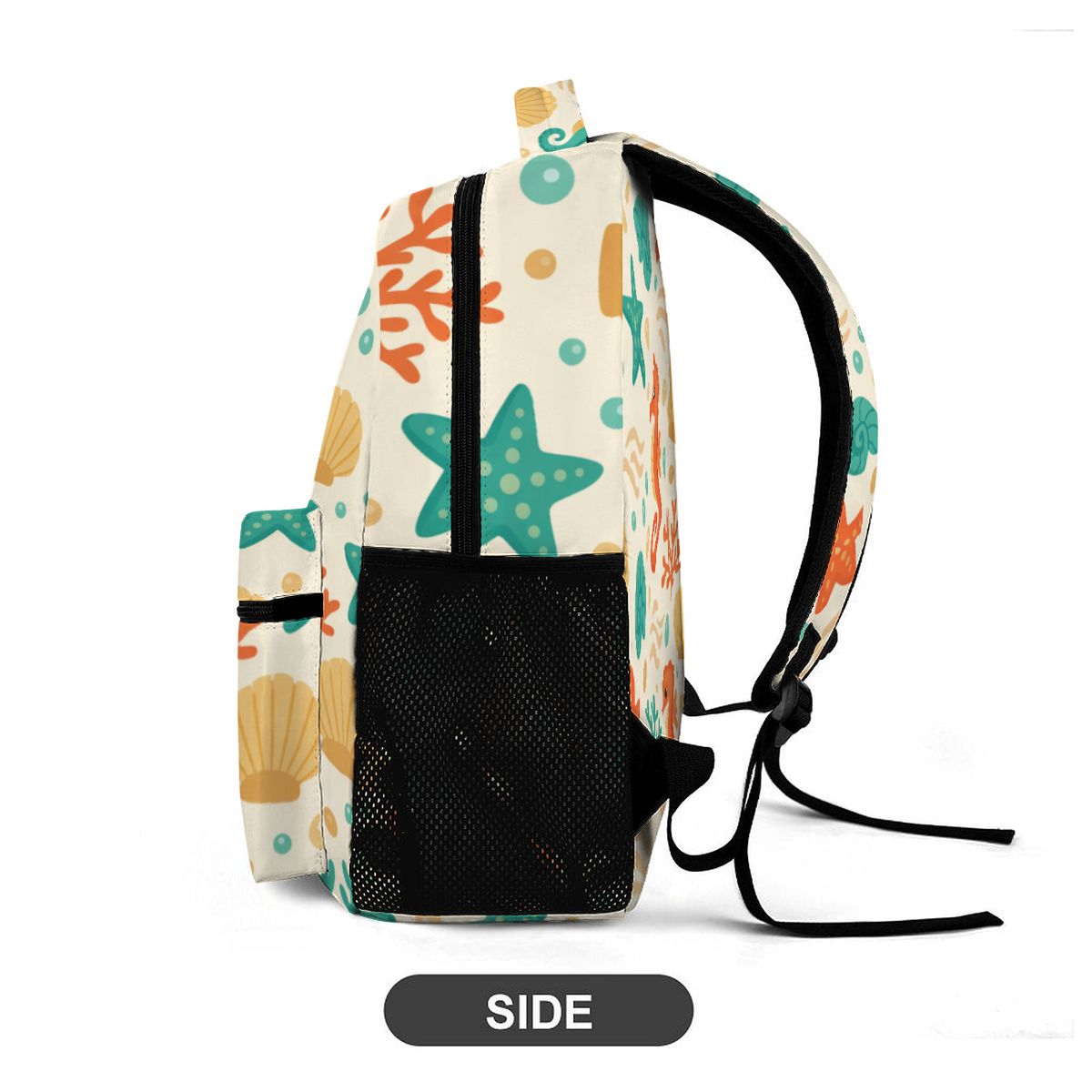 Großer Rucksack aus Köperstoff