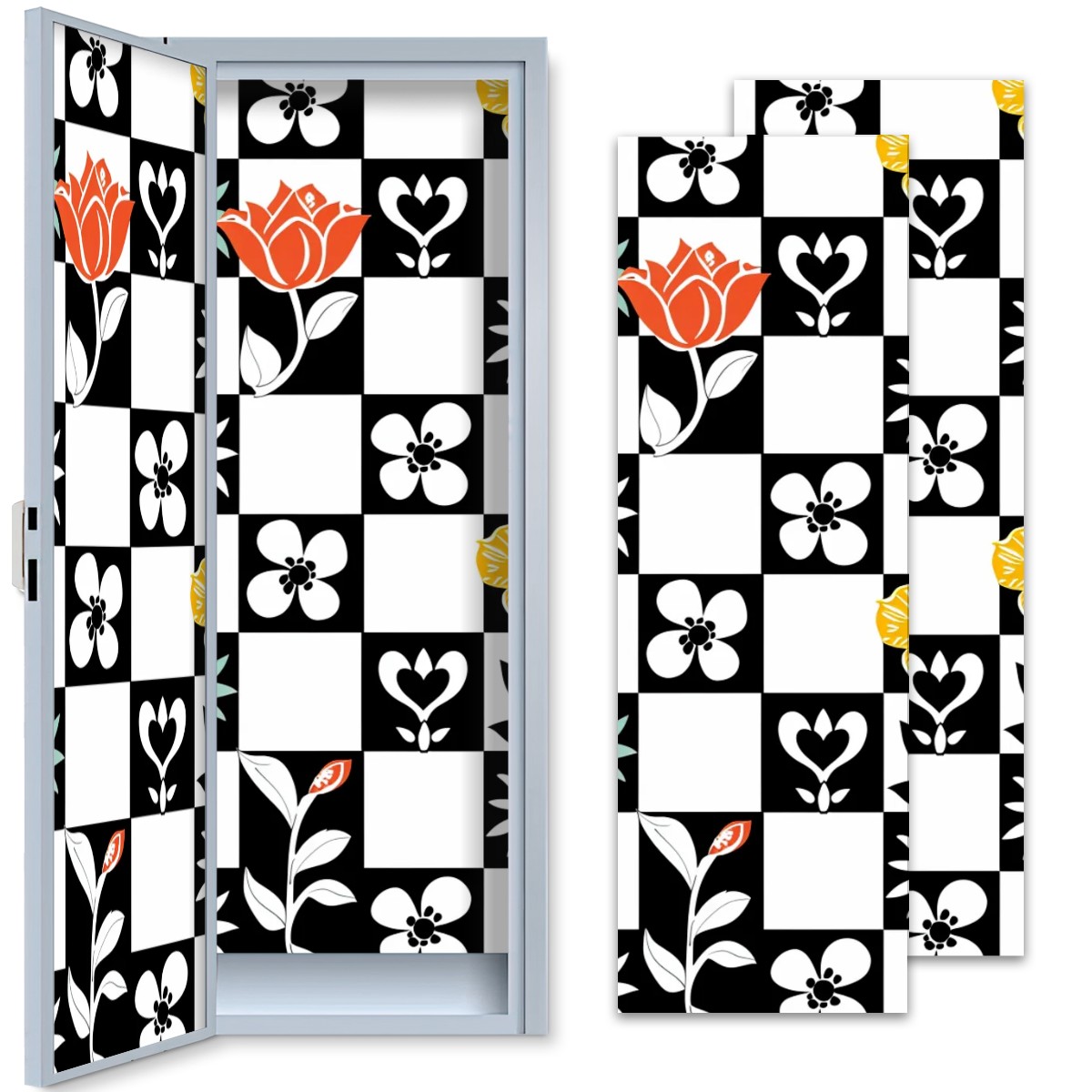 School Locker Magnetic Wallpaper 2 pcs