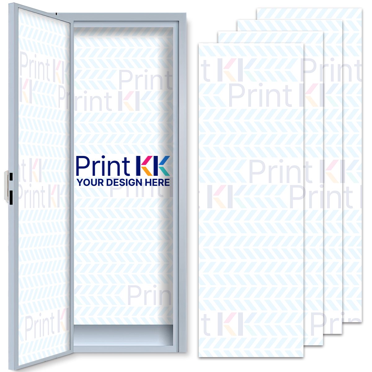 School Locker Magnetic Wallpaper 2 pcs