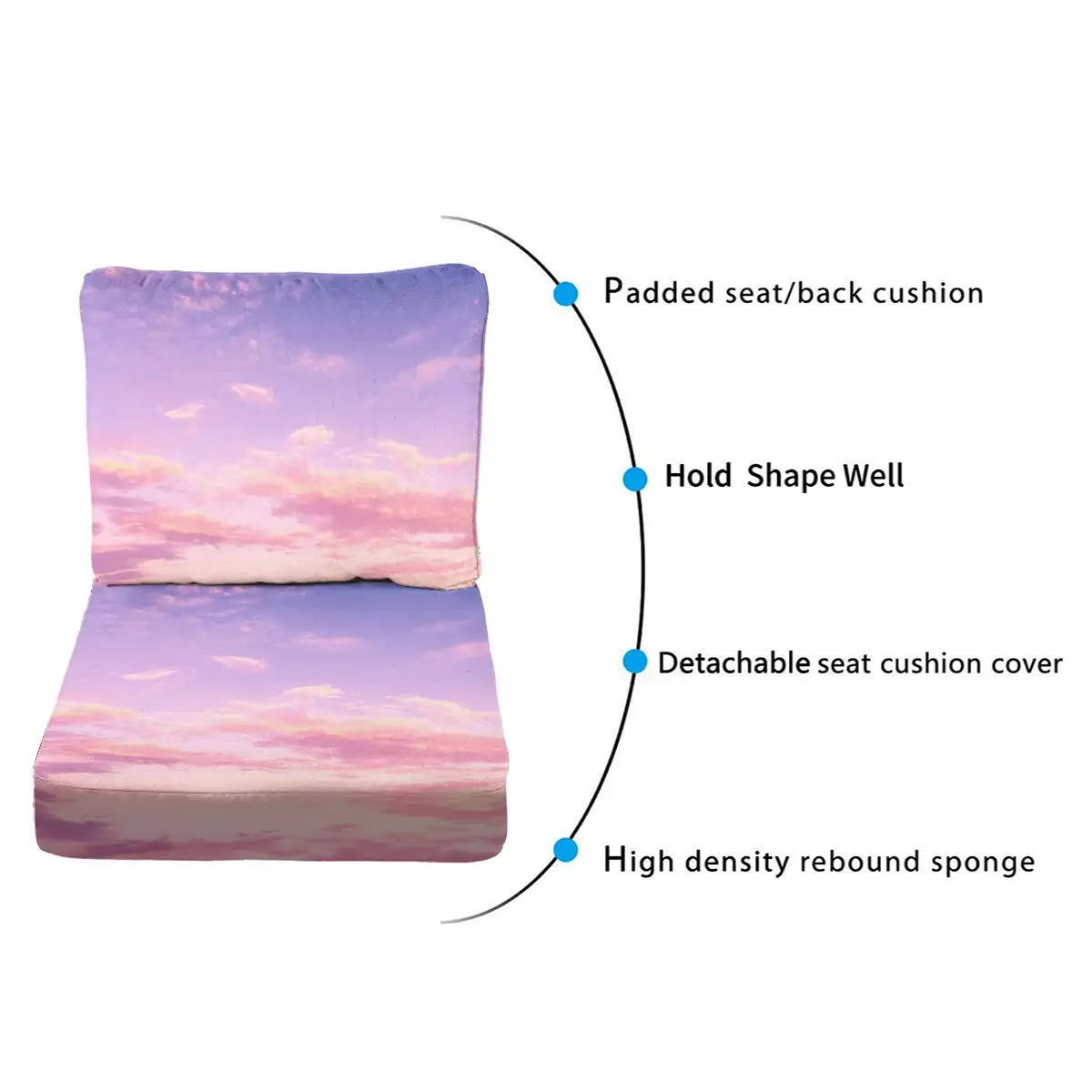 Deep Seat Cushion Set