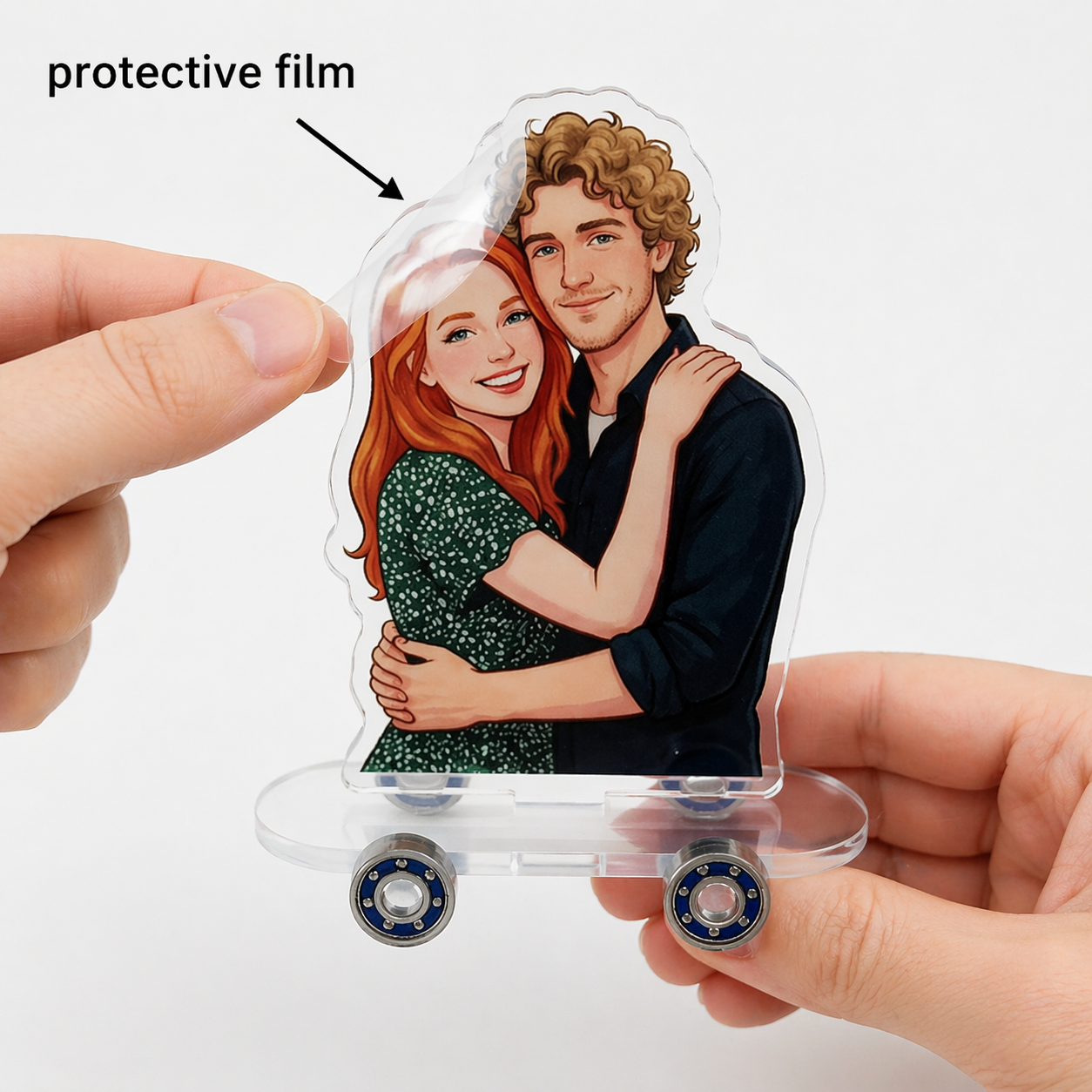 Shaped Acrylic Skateboard Standee