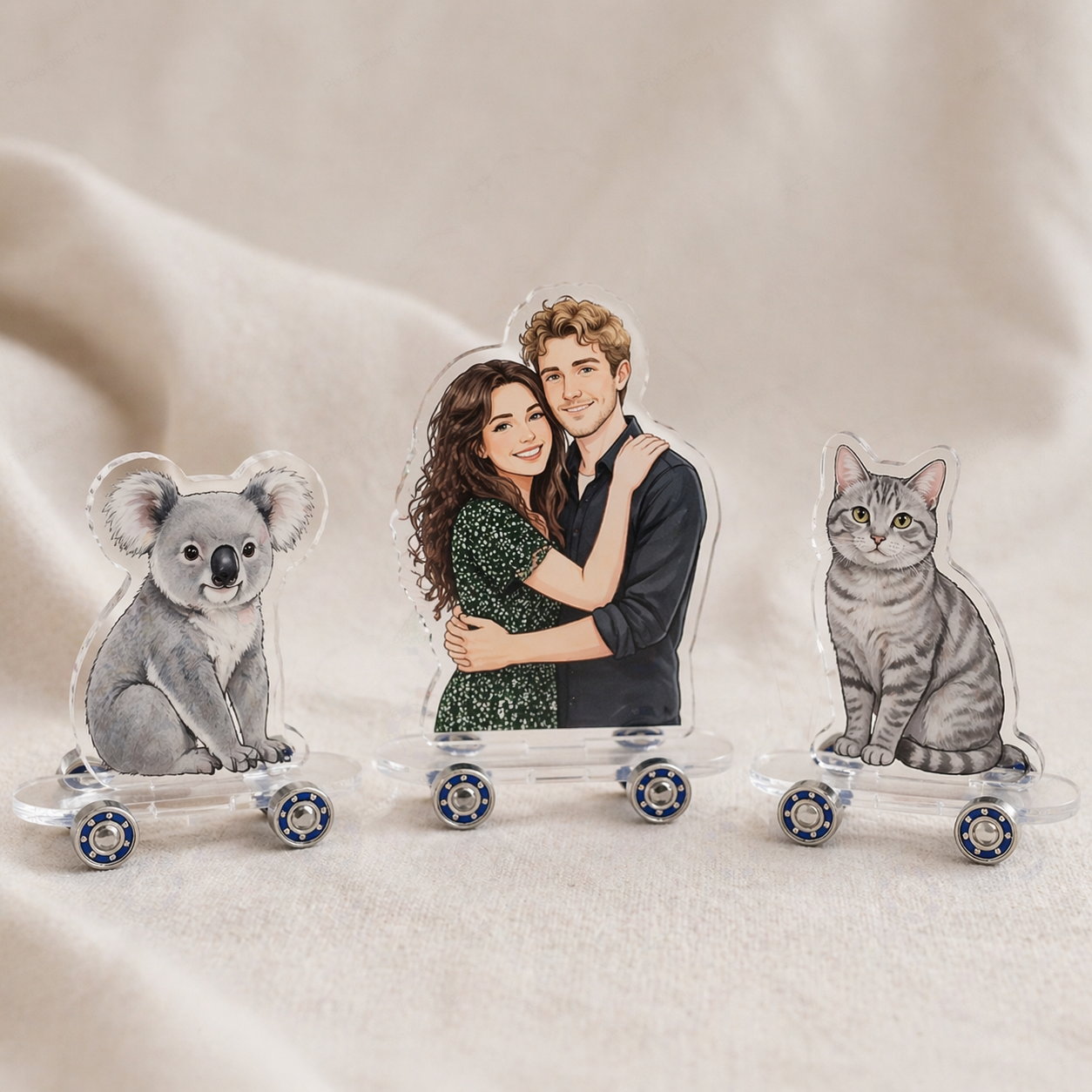 Shaped Acrylic Skateboard Standee