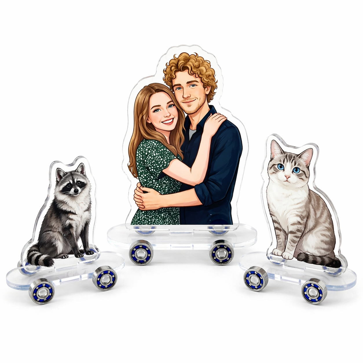 Shaped Acrylic Skateboard Standee