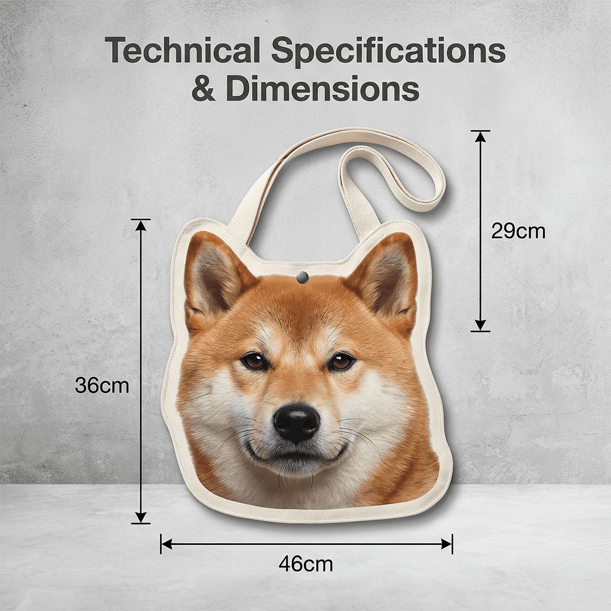 Shaped Canvas Bag