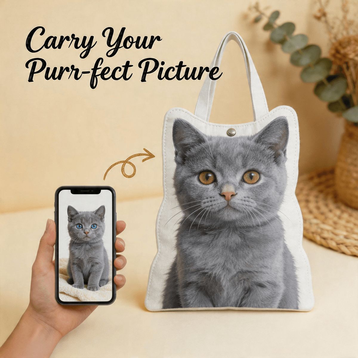 Shaped Canvas Bag