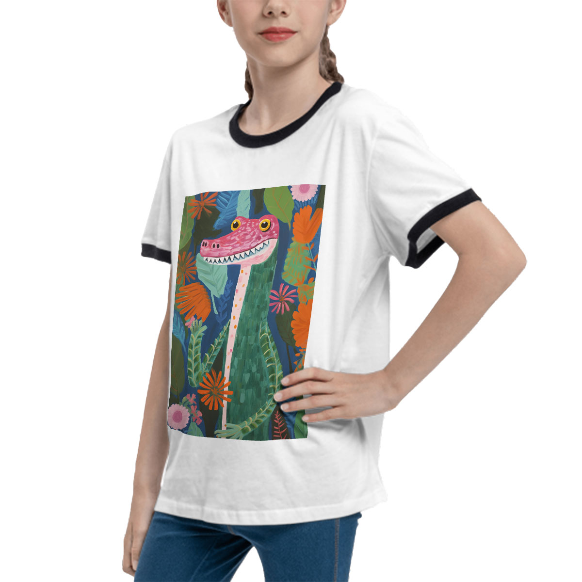 T Shirts for Teens with Black Border