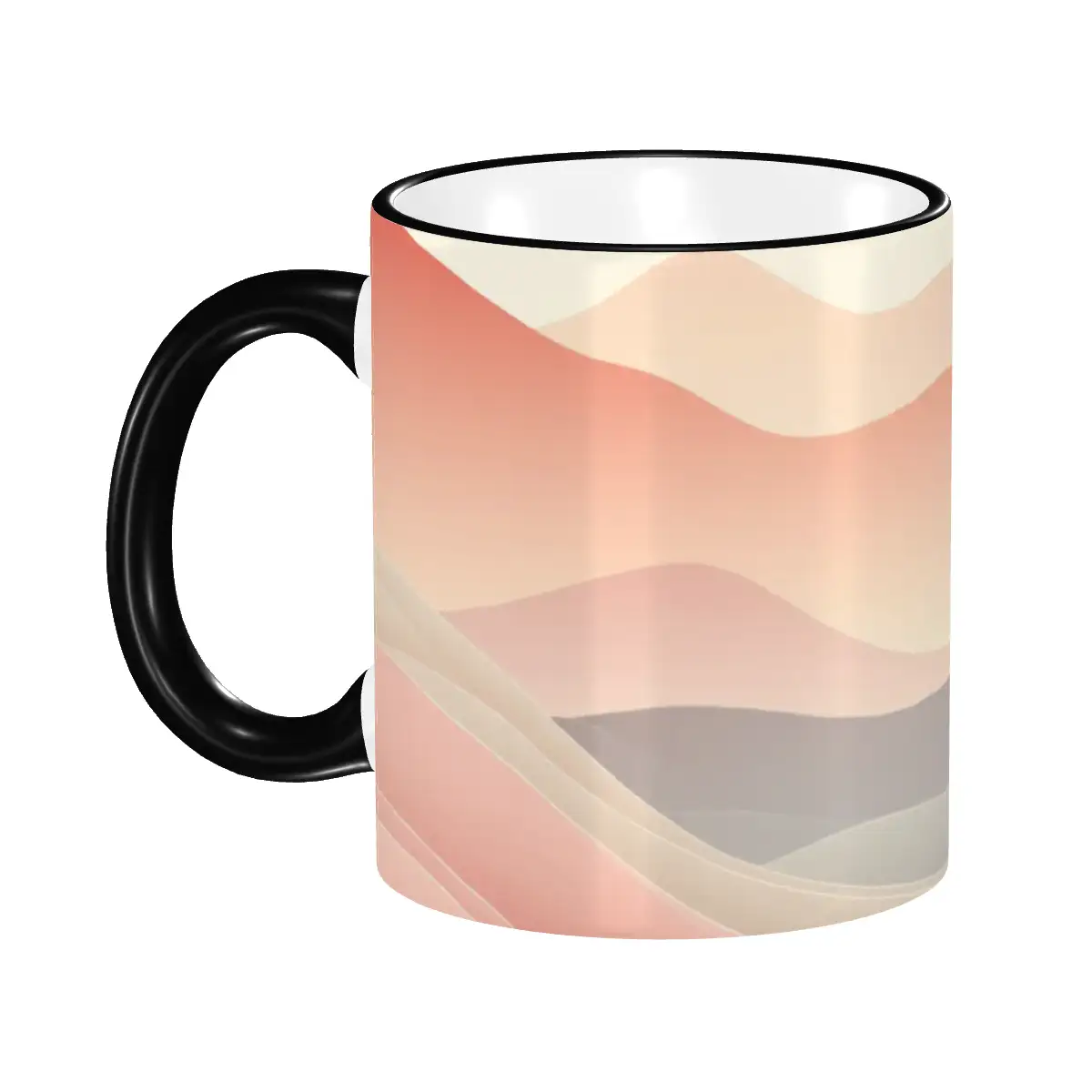 Colored Ceramic Coffee Mug (11oz) (All Over Print)