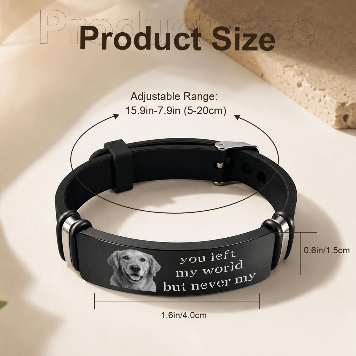 Silicone Memorial Bracelet