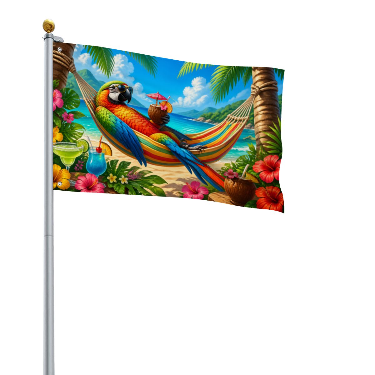 Single Sided Flags for Outside 2 x 3 FT (Made in USA)