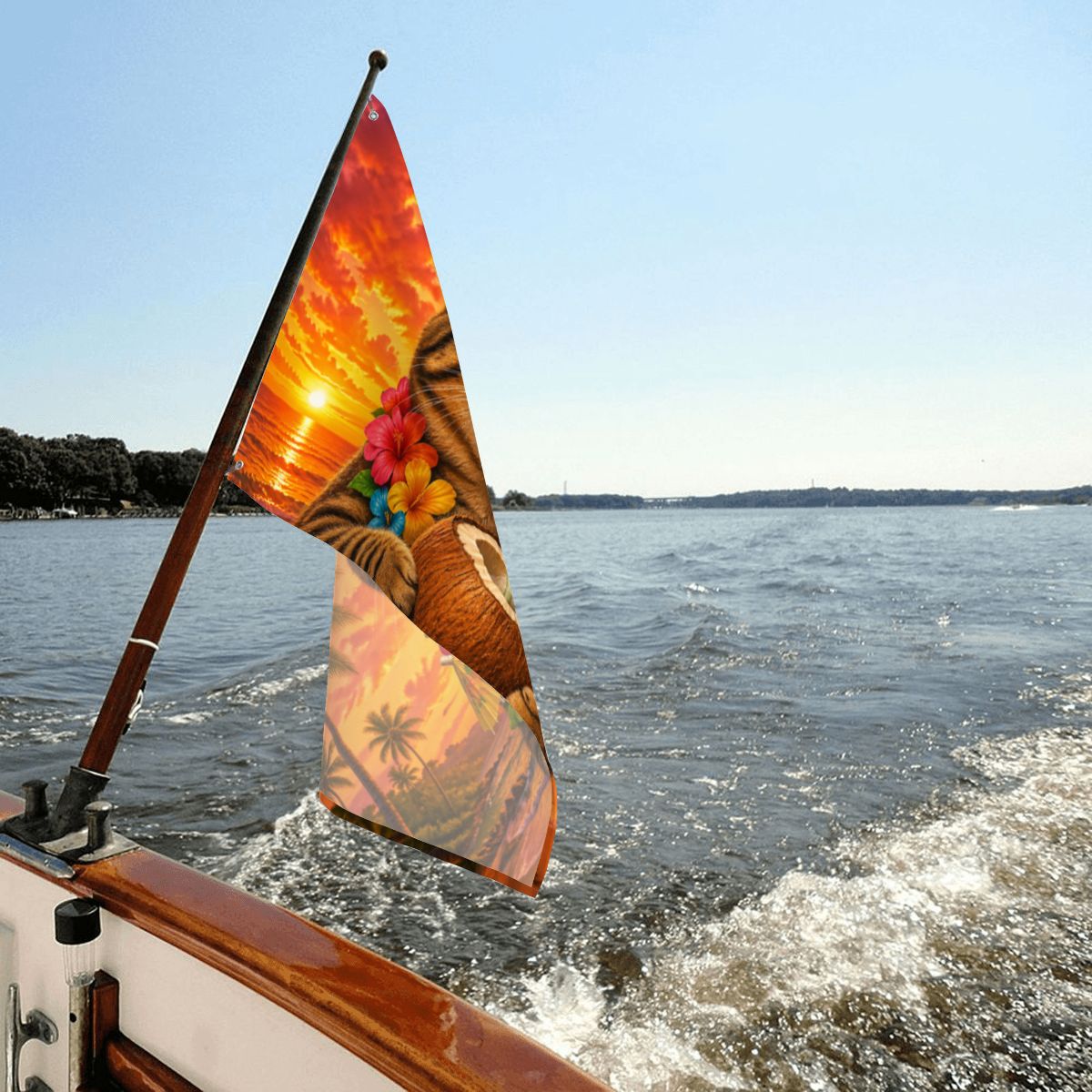 Einseitige Outdoor-Flagge 3 x 5 FT (Hergestellt in den USA)