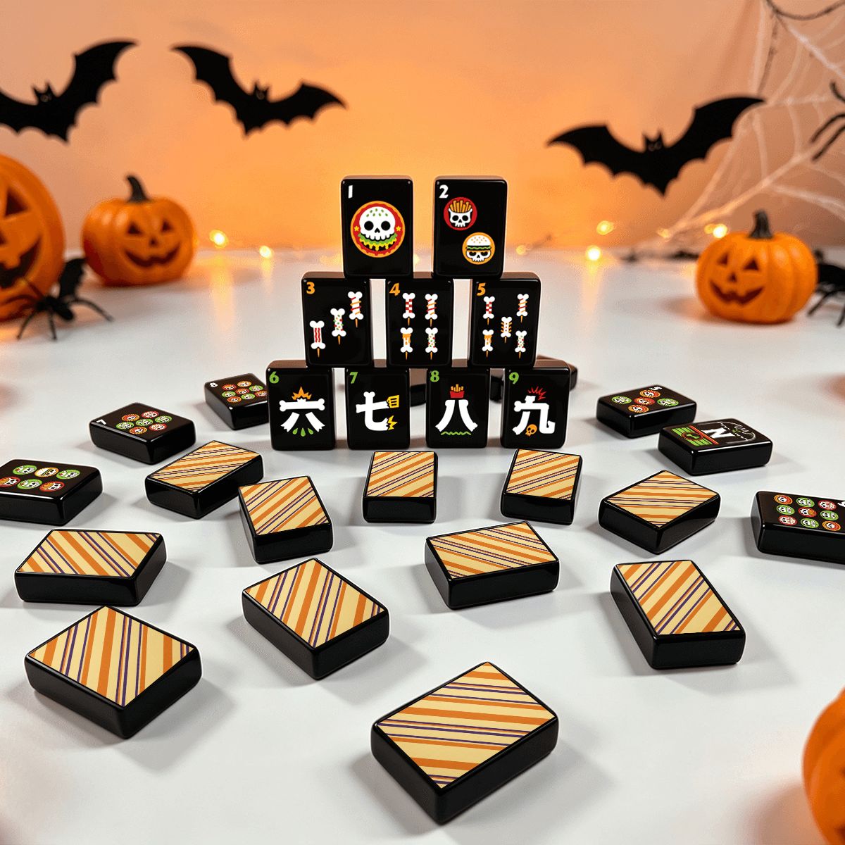 スカルダイナー ハロウィン麻雀牌 - シングルレイヤー