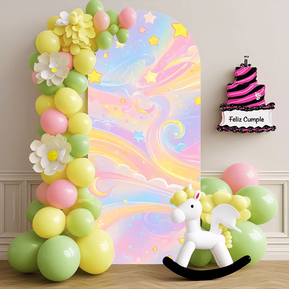 Small Arched Background Cover