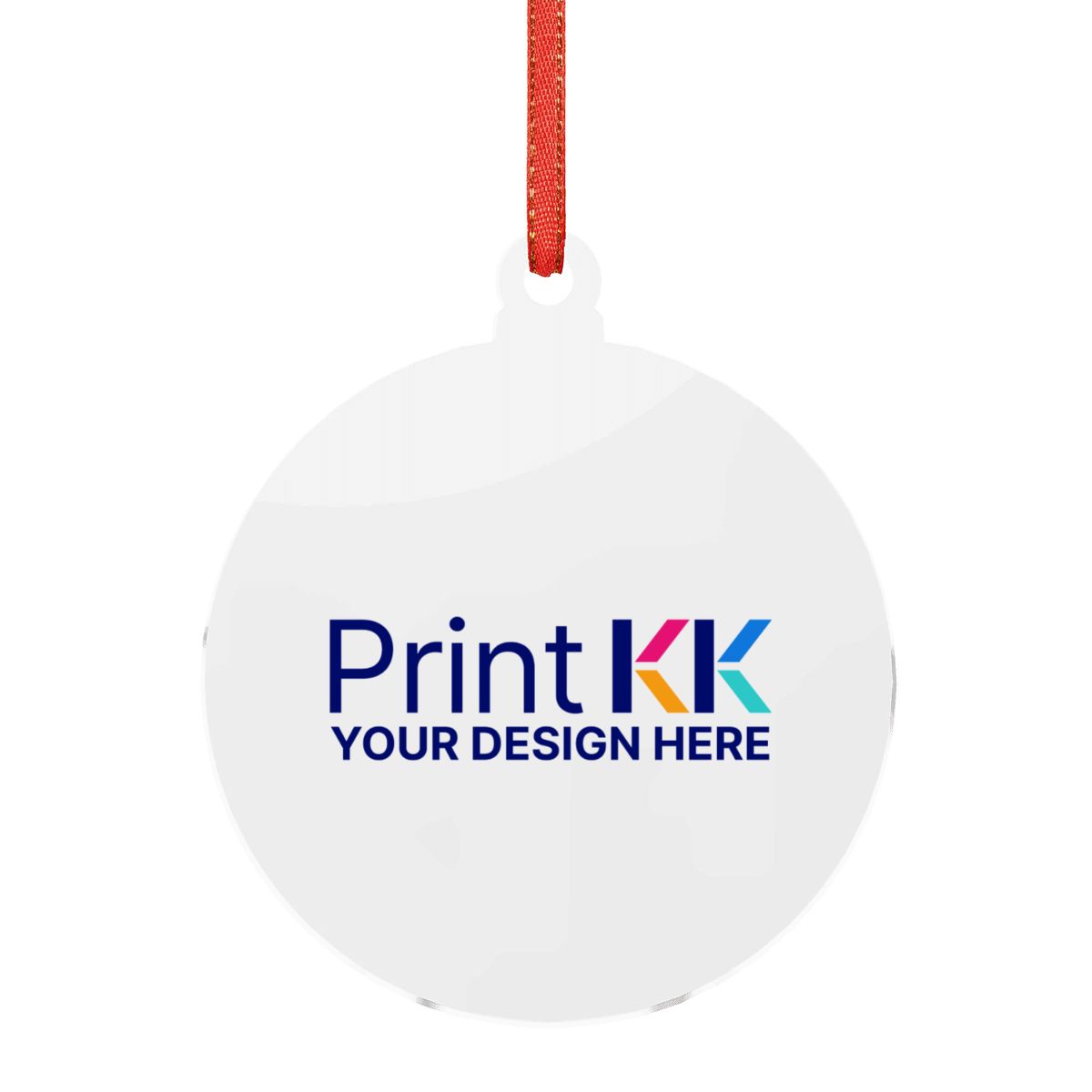 Small Round Acrylic Ornament