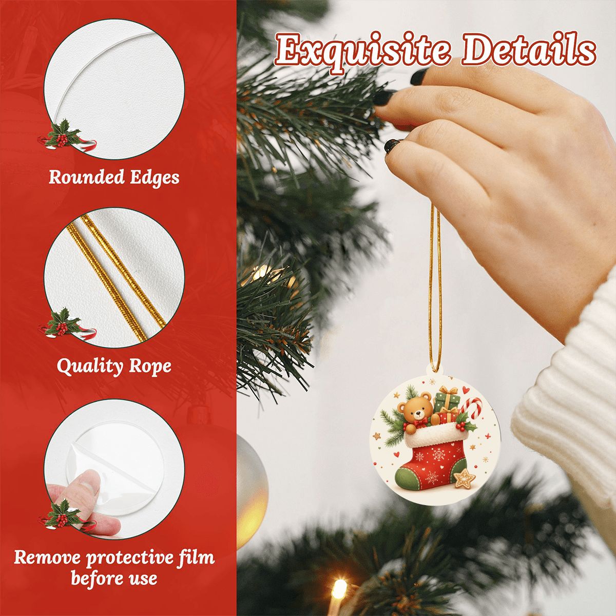Small Round Acrylic Ornament