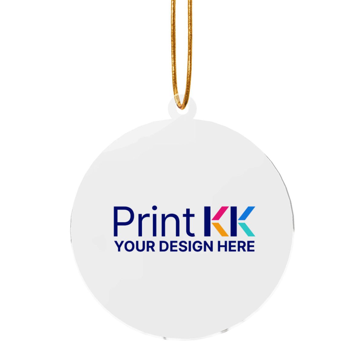 Small Round Acrylic Ornament