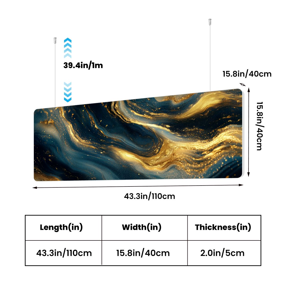 Sound Absorbing Ceiling Lamp