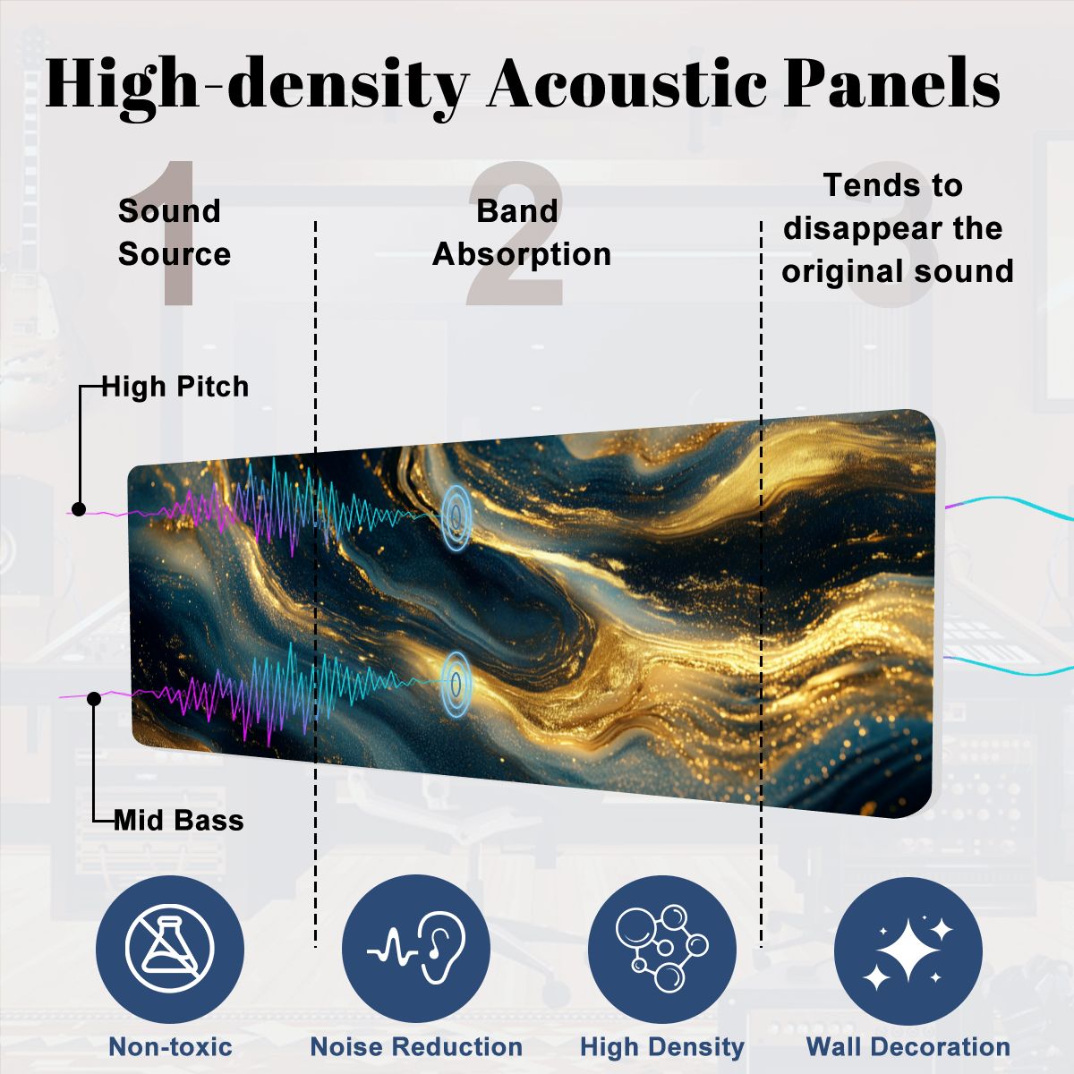 Sound Absorbing Ceiling Lamp