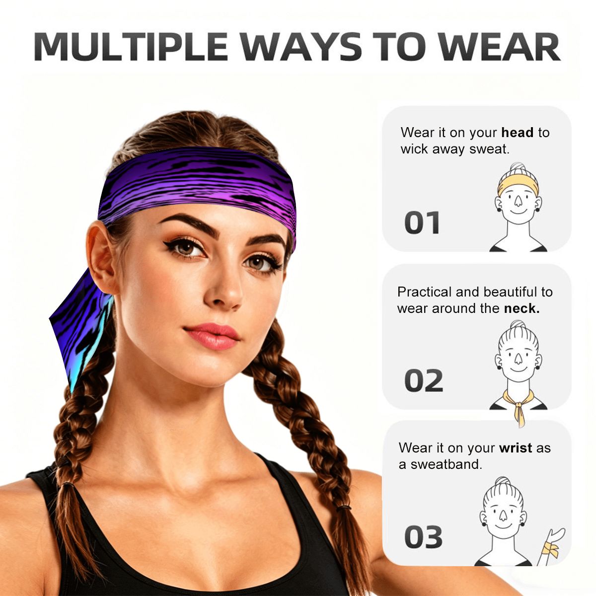 Sports Tie Headband