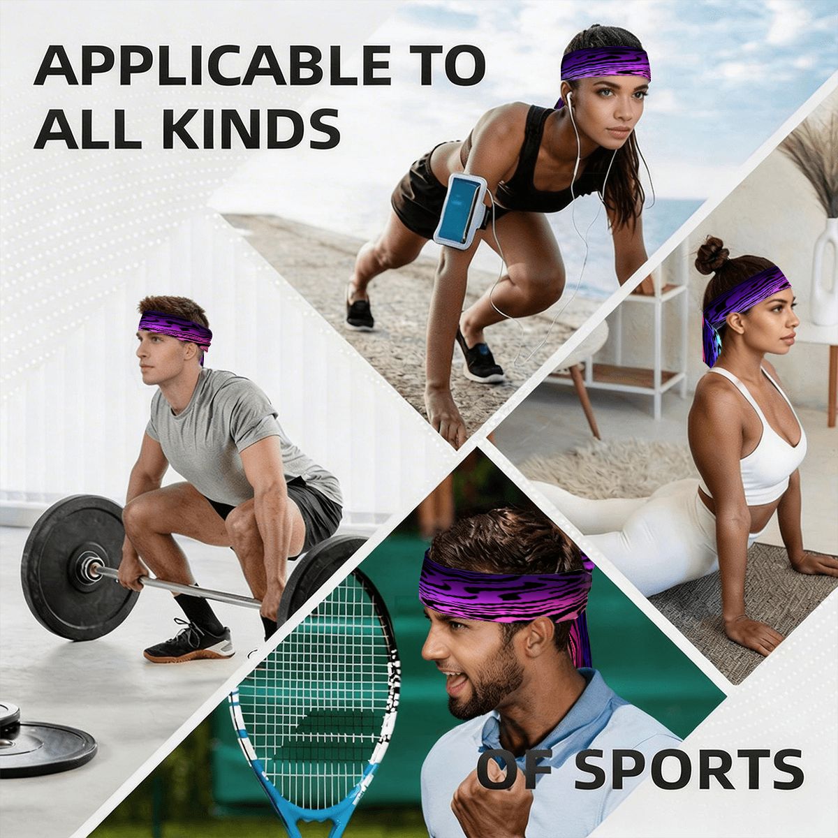 Sports Tie Headband