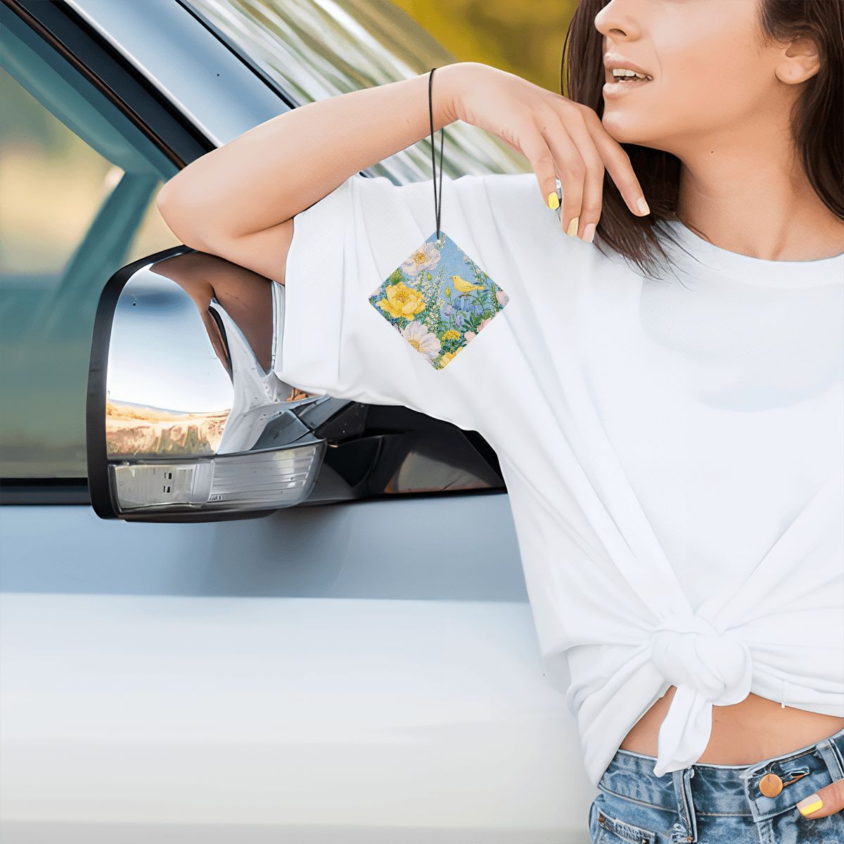 スクエアカーエアフレッシュナーカード（1個）