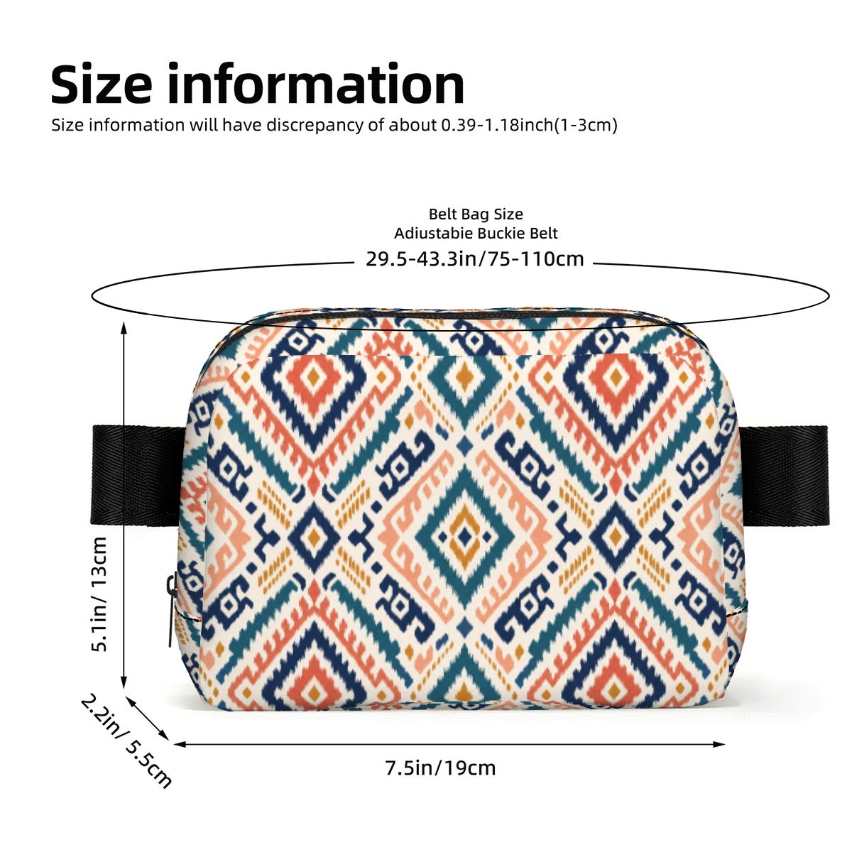 Square Fashion Fanny Pack