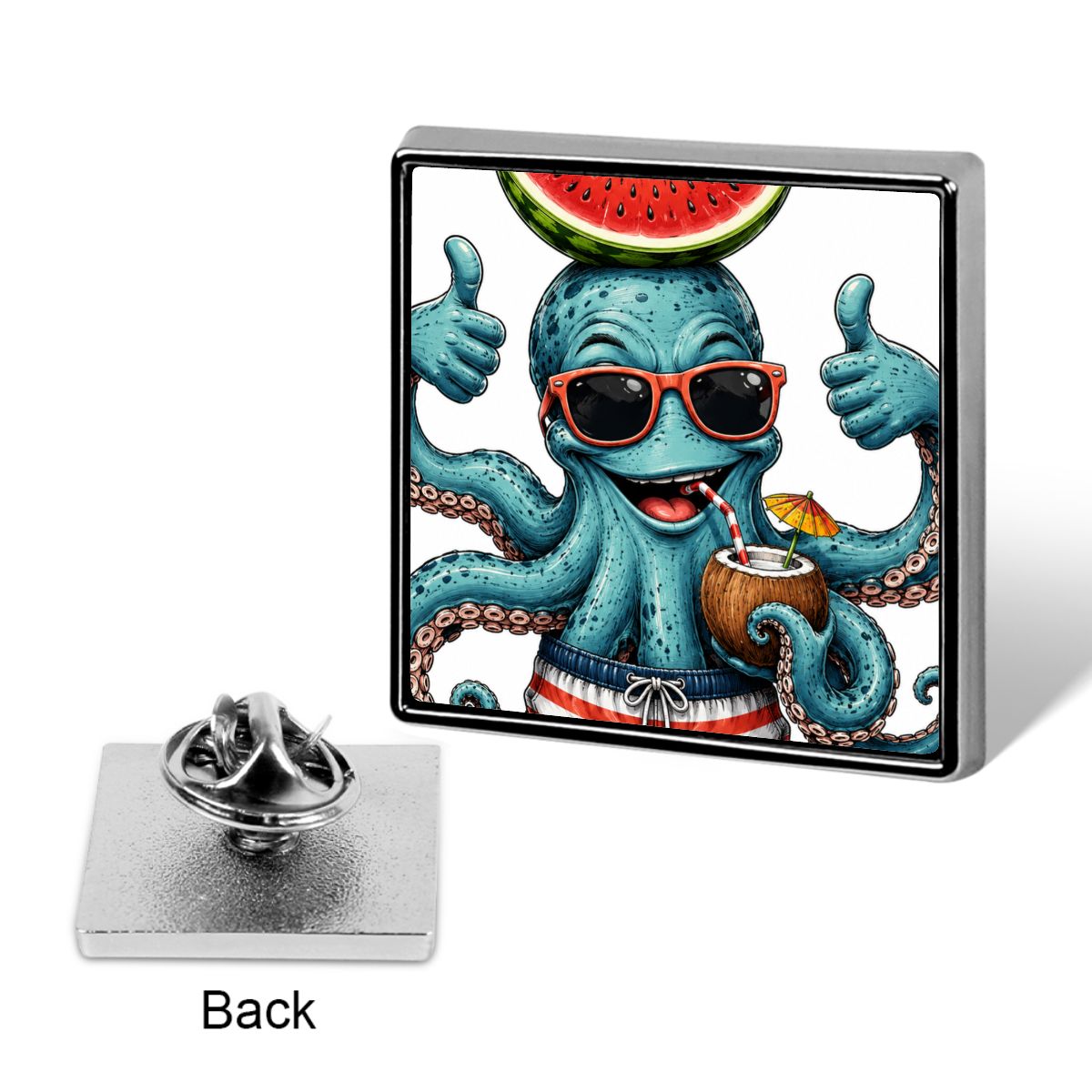 Square Lapel Pin