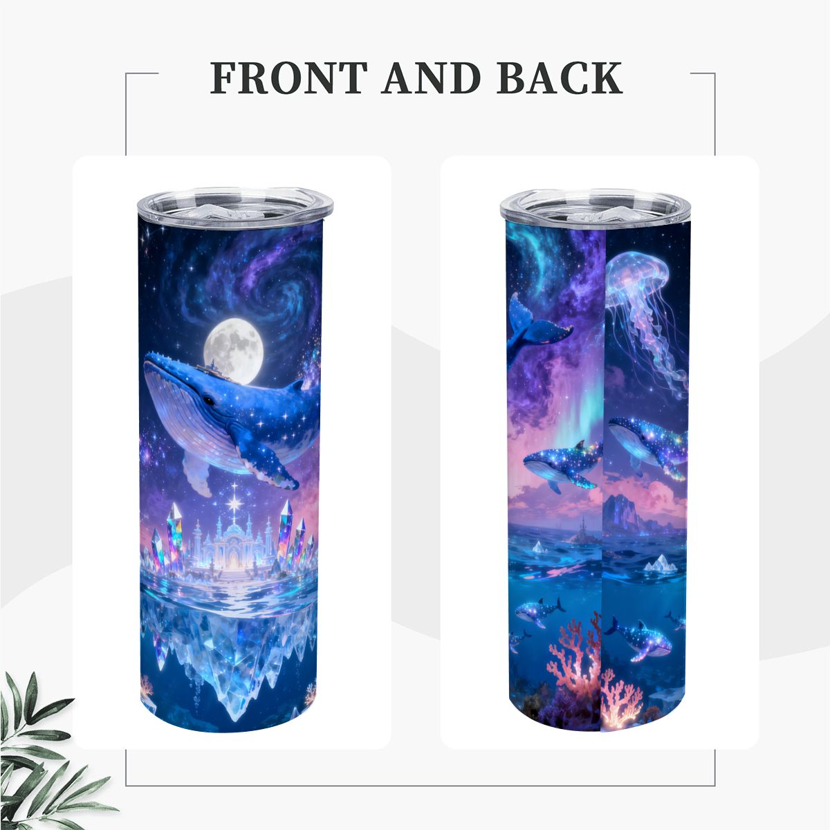 20oz Gerade Edelstahl-Thermobecher mit Strohhalm (Hergestellt in den USA)