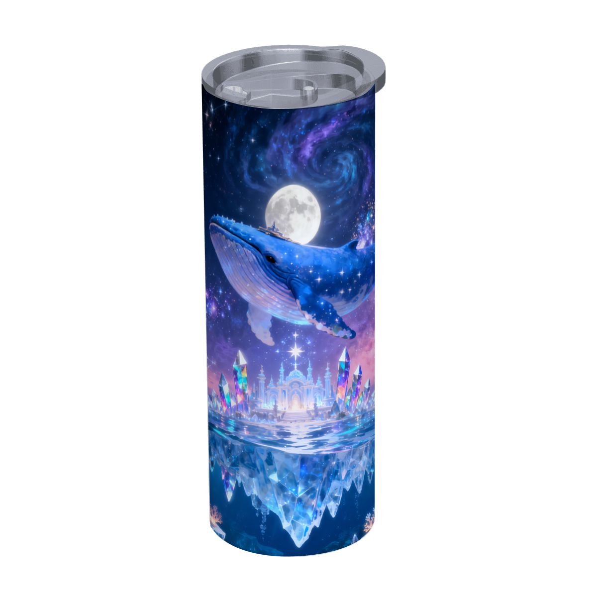 20oz Gerade Edelstahl-Thermobecher mit Strohhalm (Hergestellt in den USA)