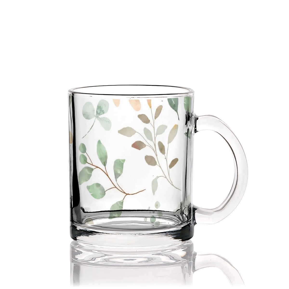 Glass Coffee Cups (12oz)