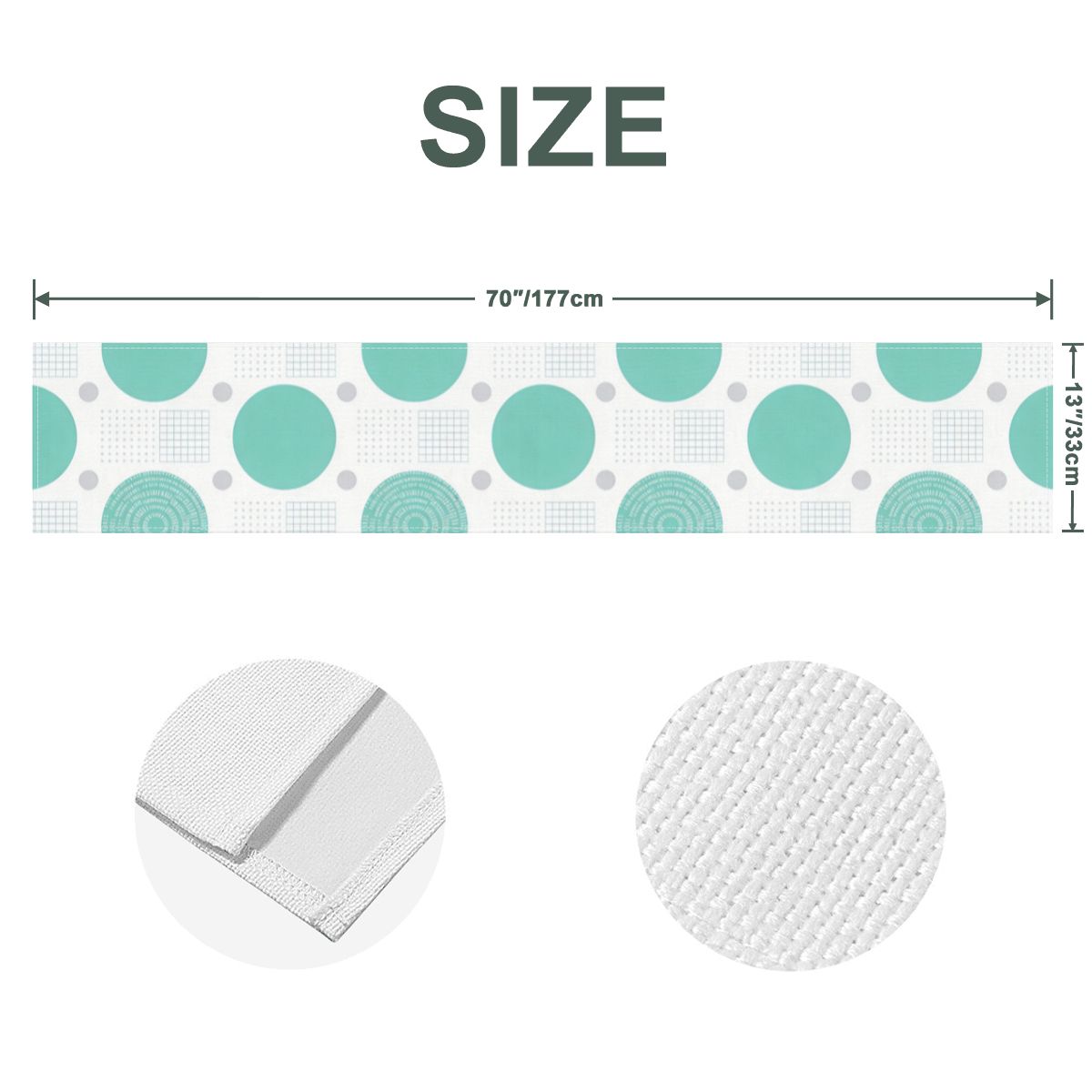 Table Runner Placemat Set 9 Pieces