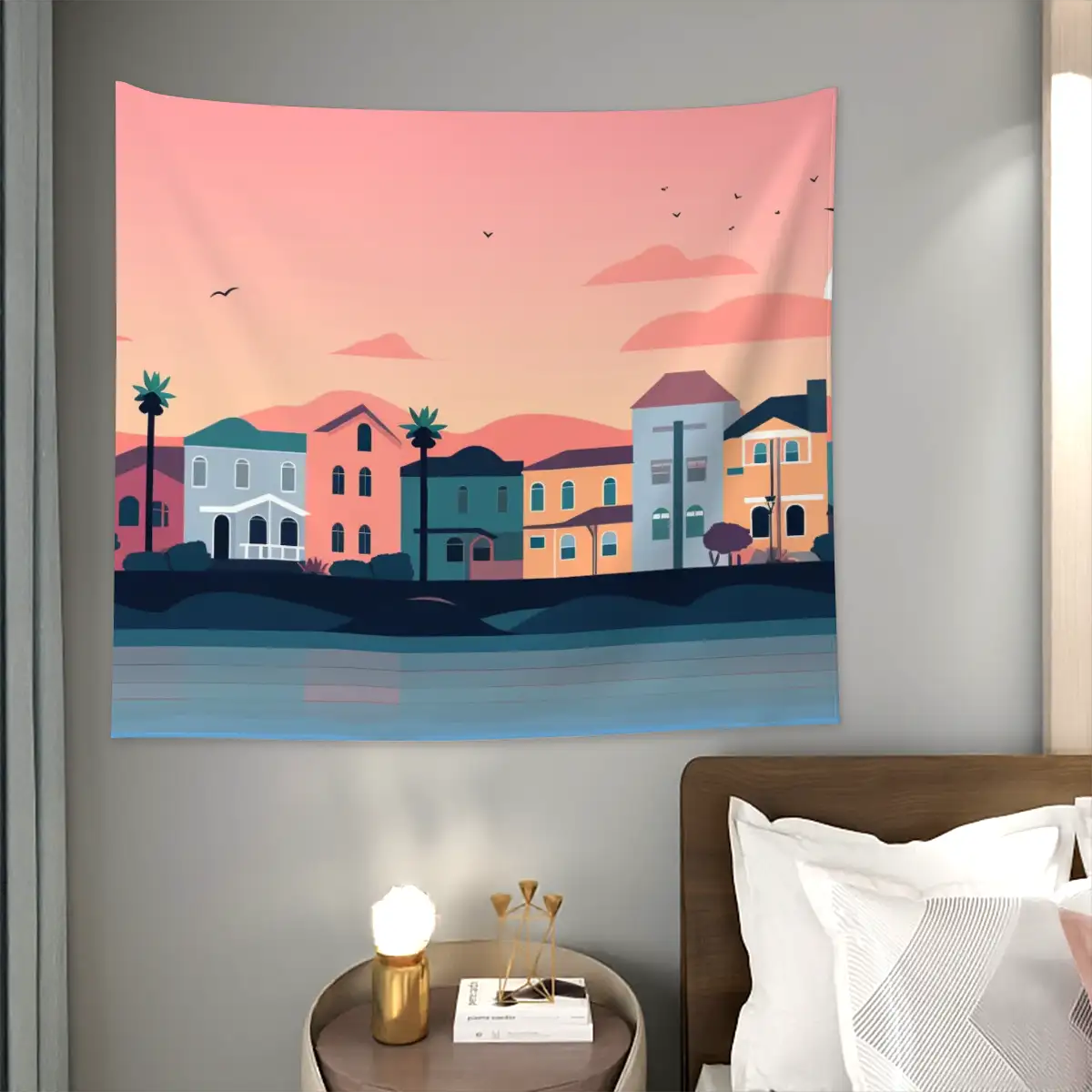 Horizontal Lightweight Wall Tapestry for Bedroom (6:5)