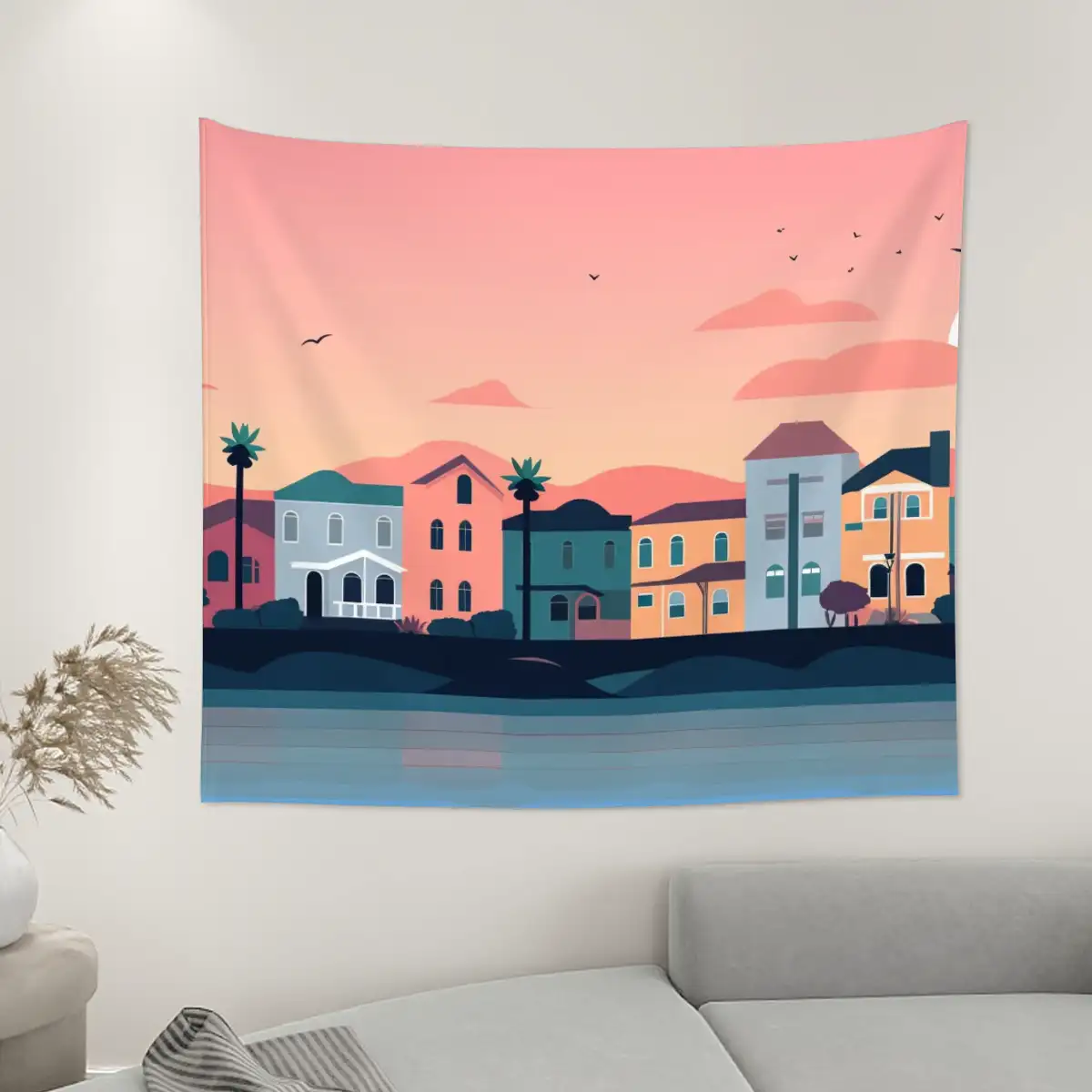 Horizontal Lightweight Wall Tapestry for Bedroom (6:5)