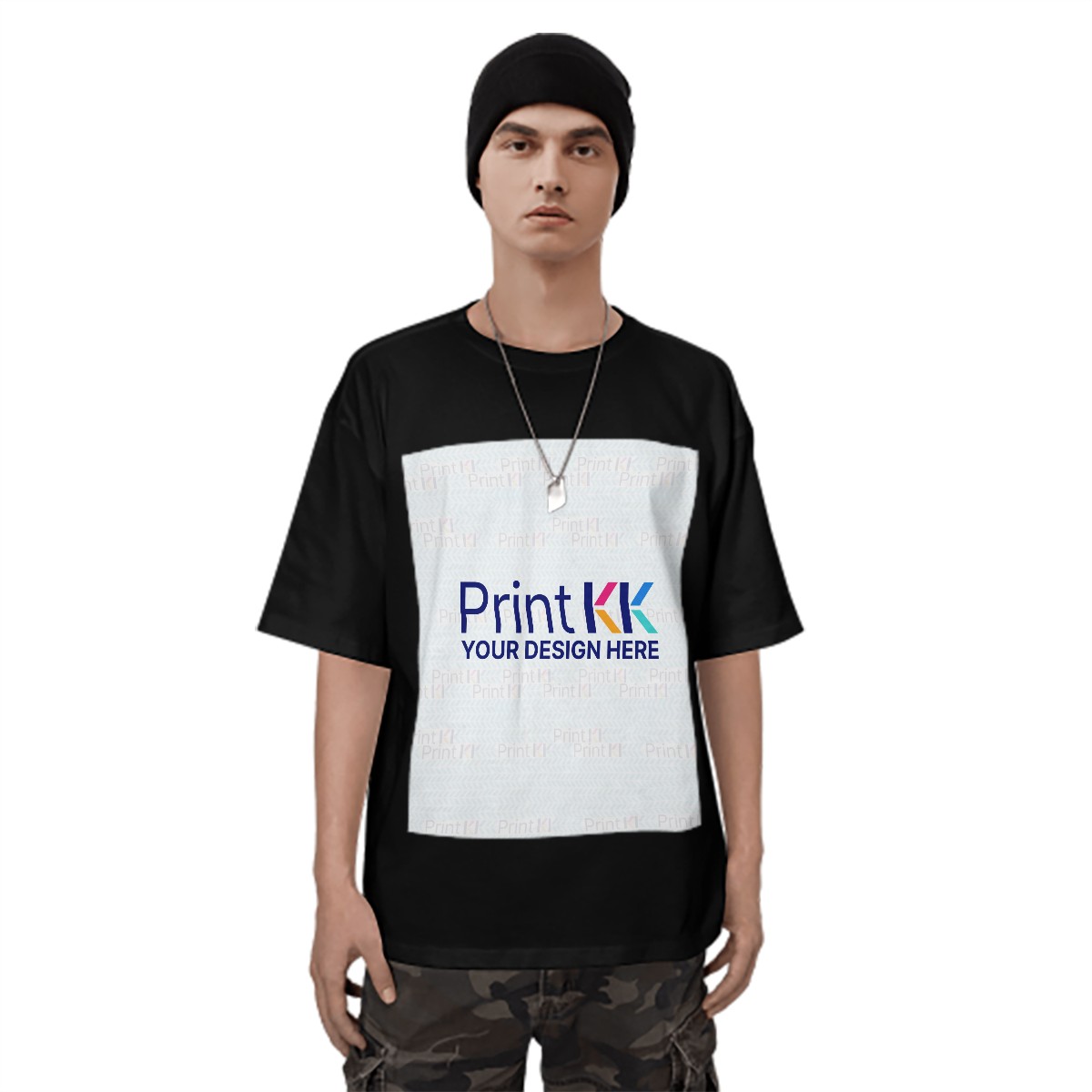 Heavy Cotton T Shirts for Men (Single Sided Design)