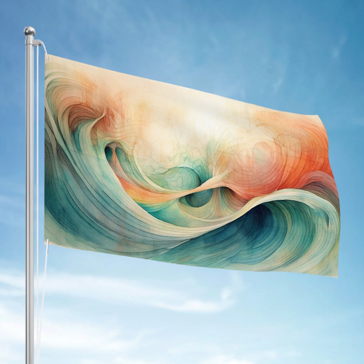 Three-Layer Outdoor Decor Flags Double Sided (5:8)