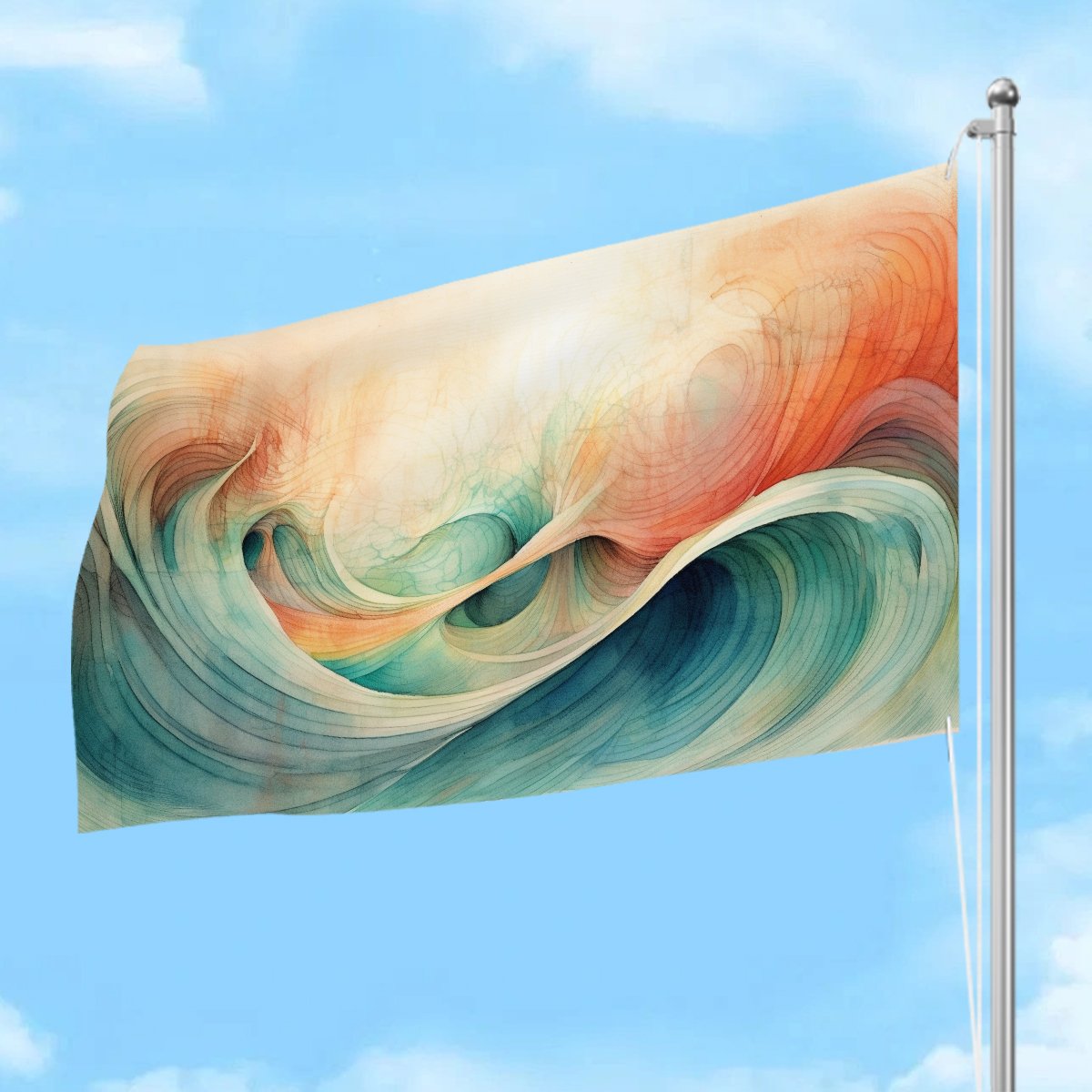 Three-Layer Outdoor Decor Flags Double Sided (5:8)