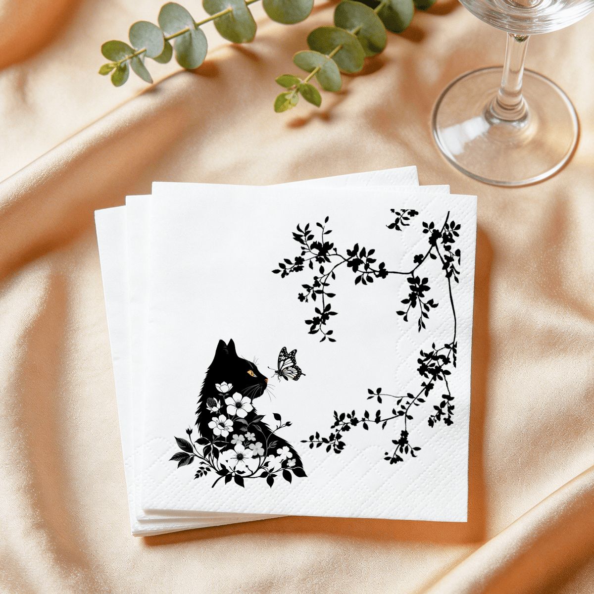 3層カクテル／ランチョンナプキン