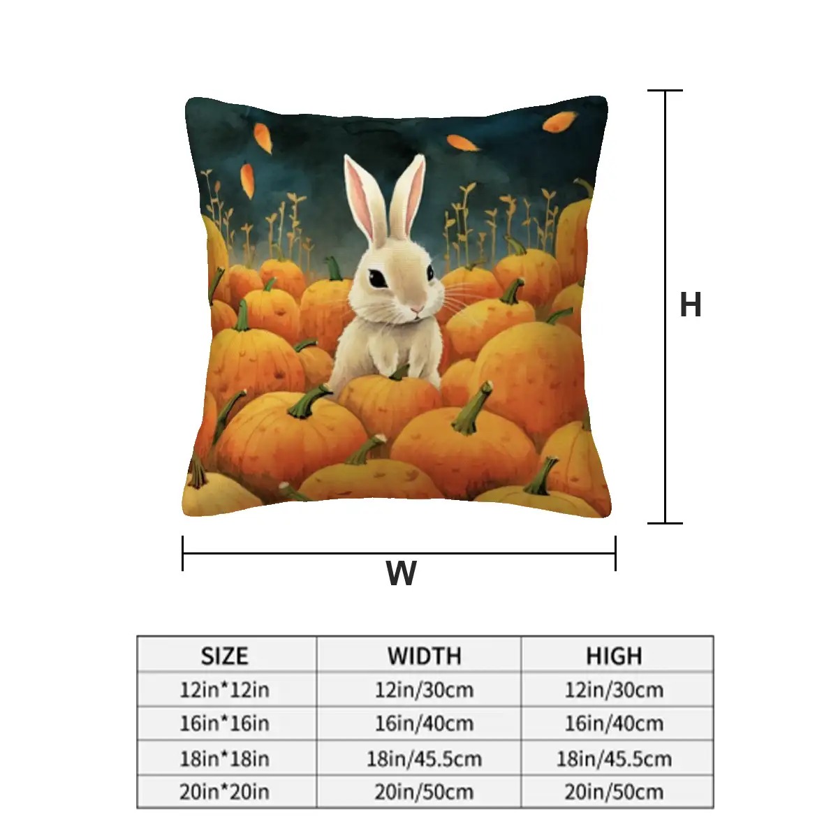 All Season Throw Pillow Covers (Single-Sided Design)