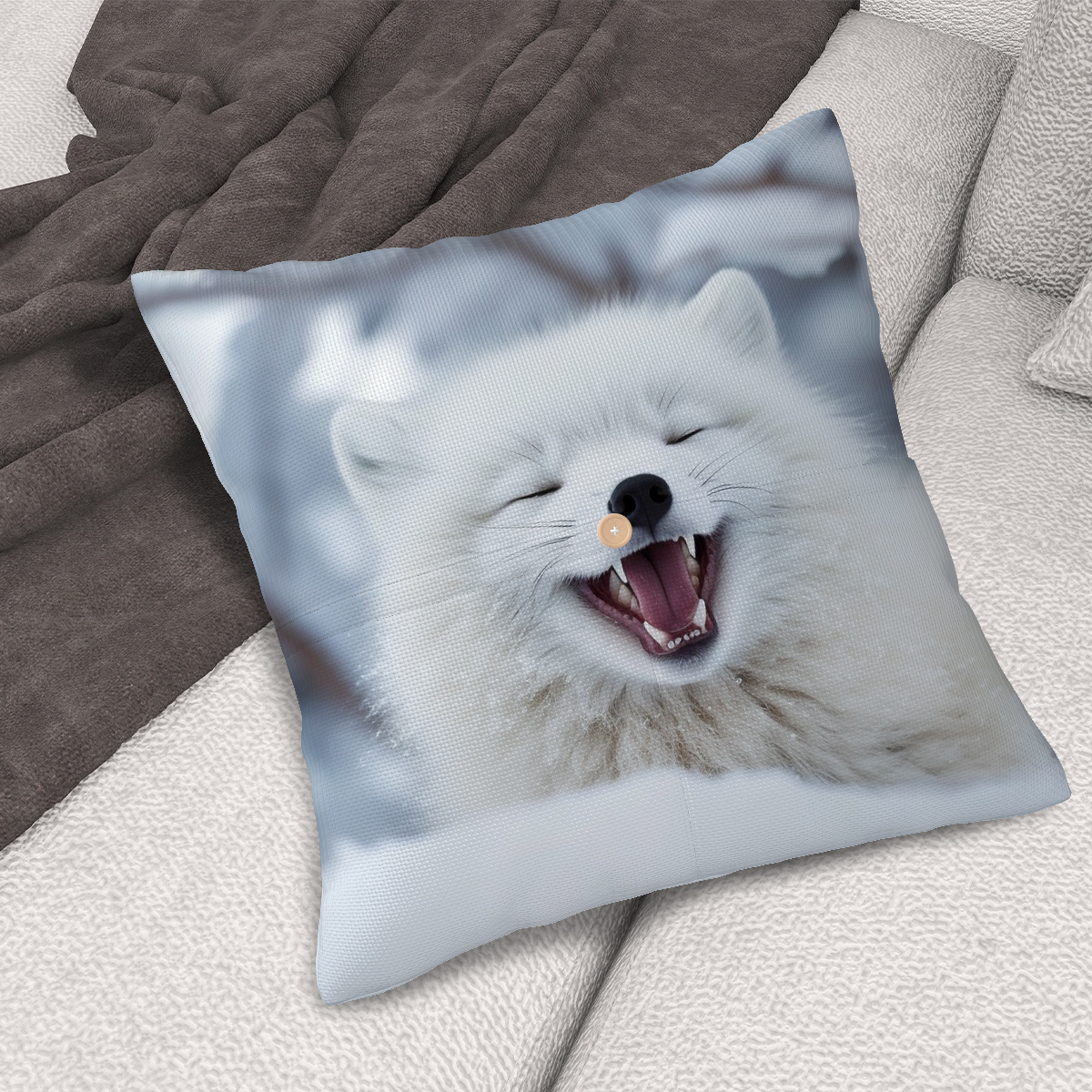 Imitation Linen Throw Pillow Covers (Double-Sided Design)