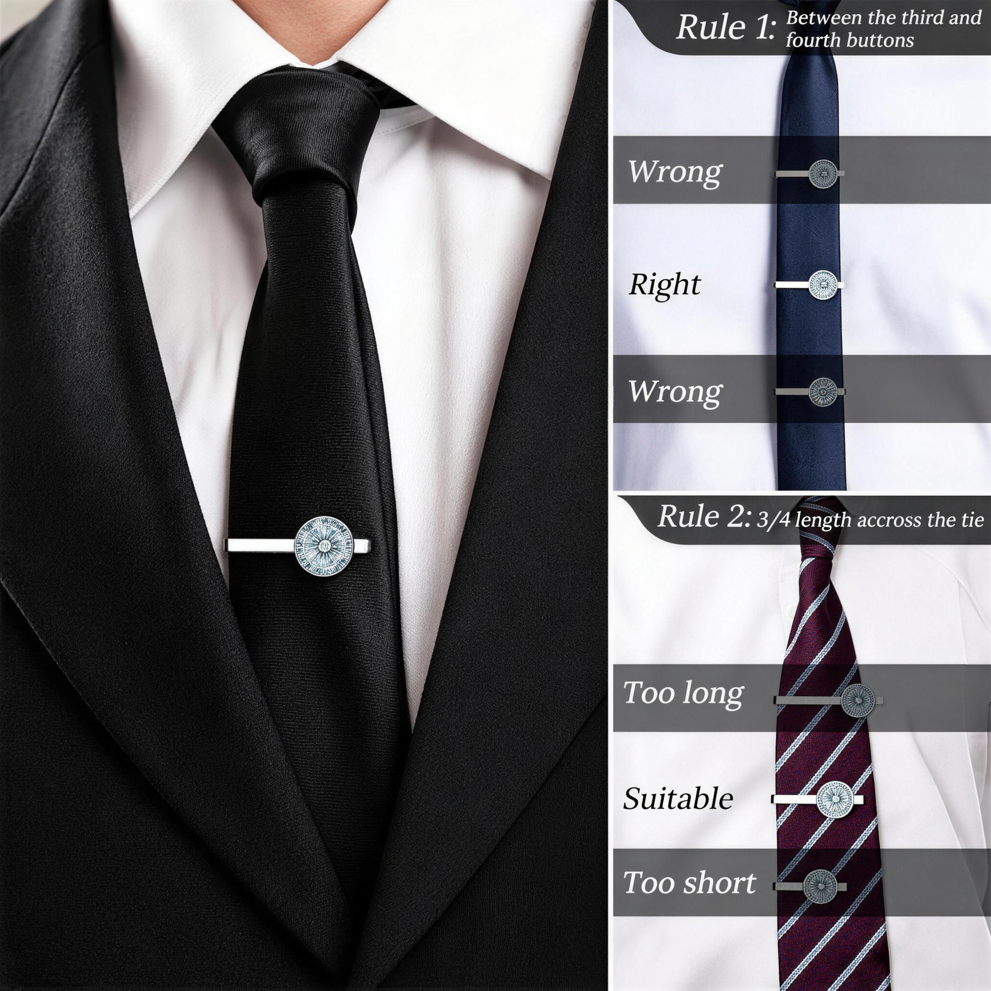 Tie Clip 2-Pack