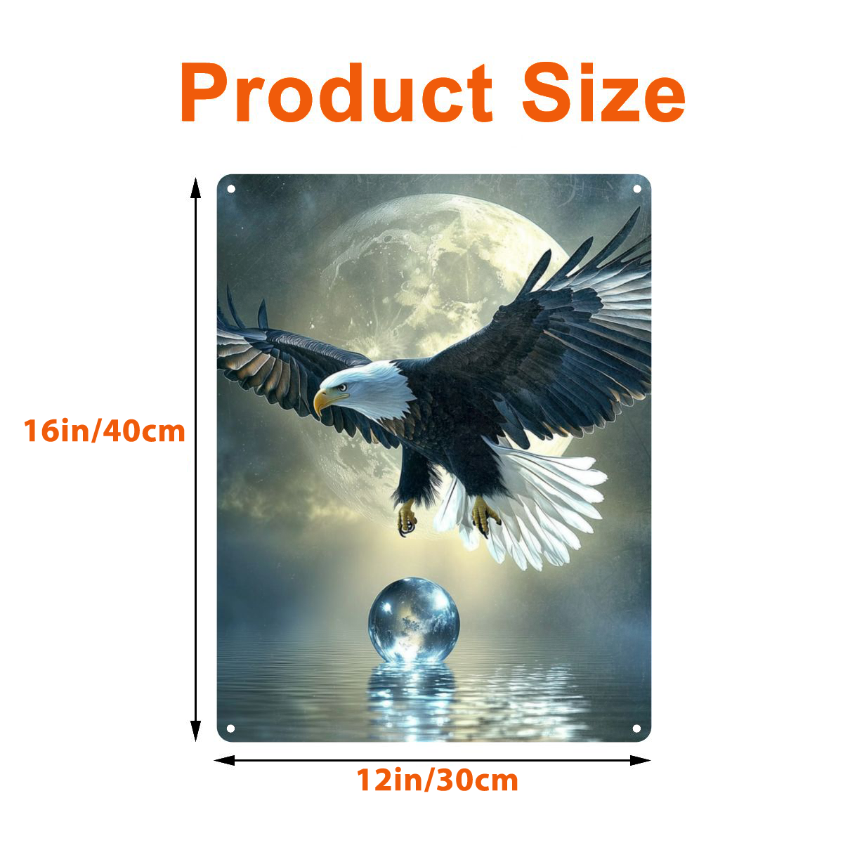 Tin Sign (Vertical Version) (Made in USA)