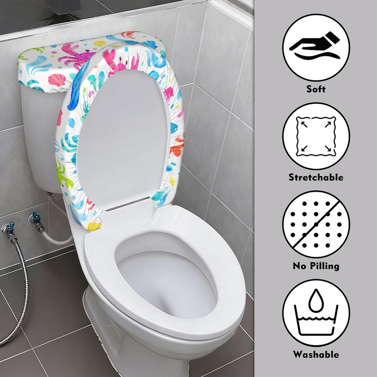 Toilet Lid cover set of 2